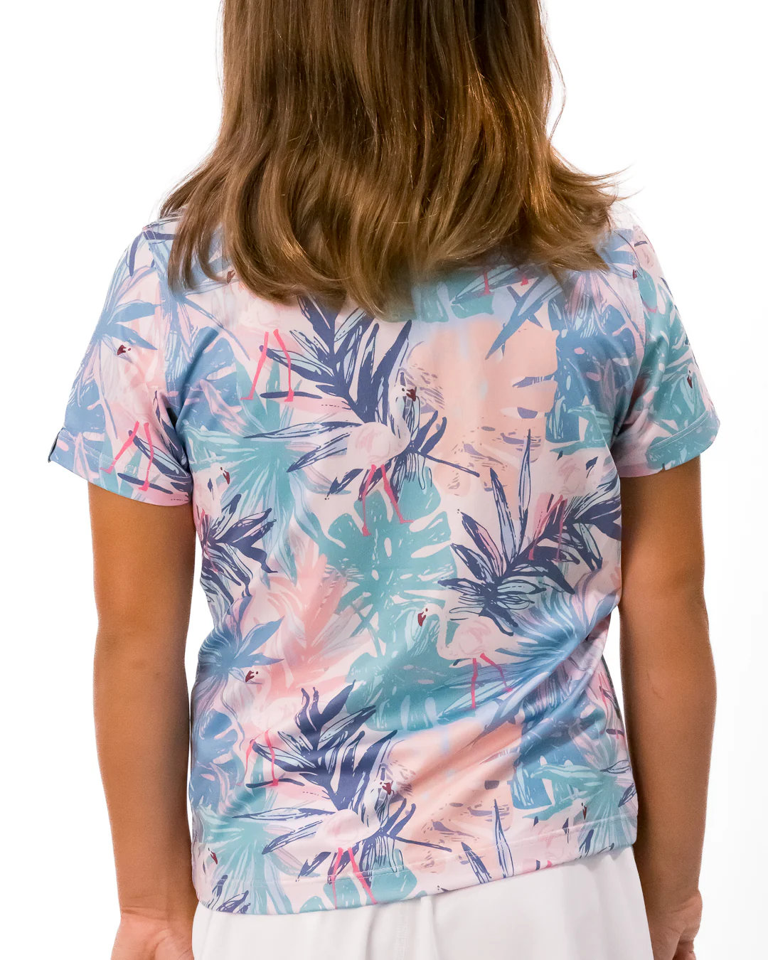 Fairway Flamingle Girl's Polo - Image 6