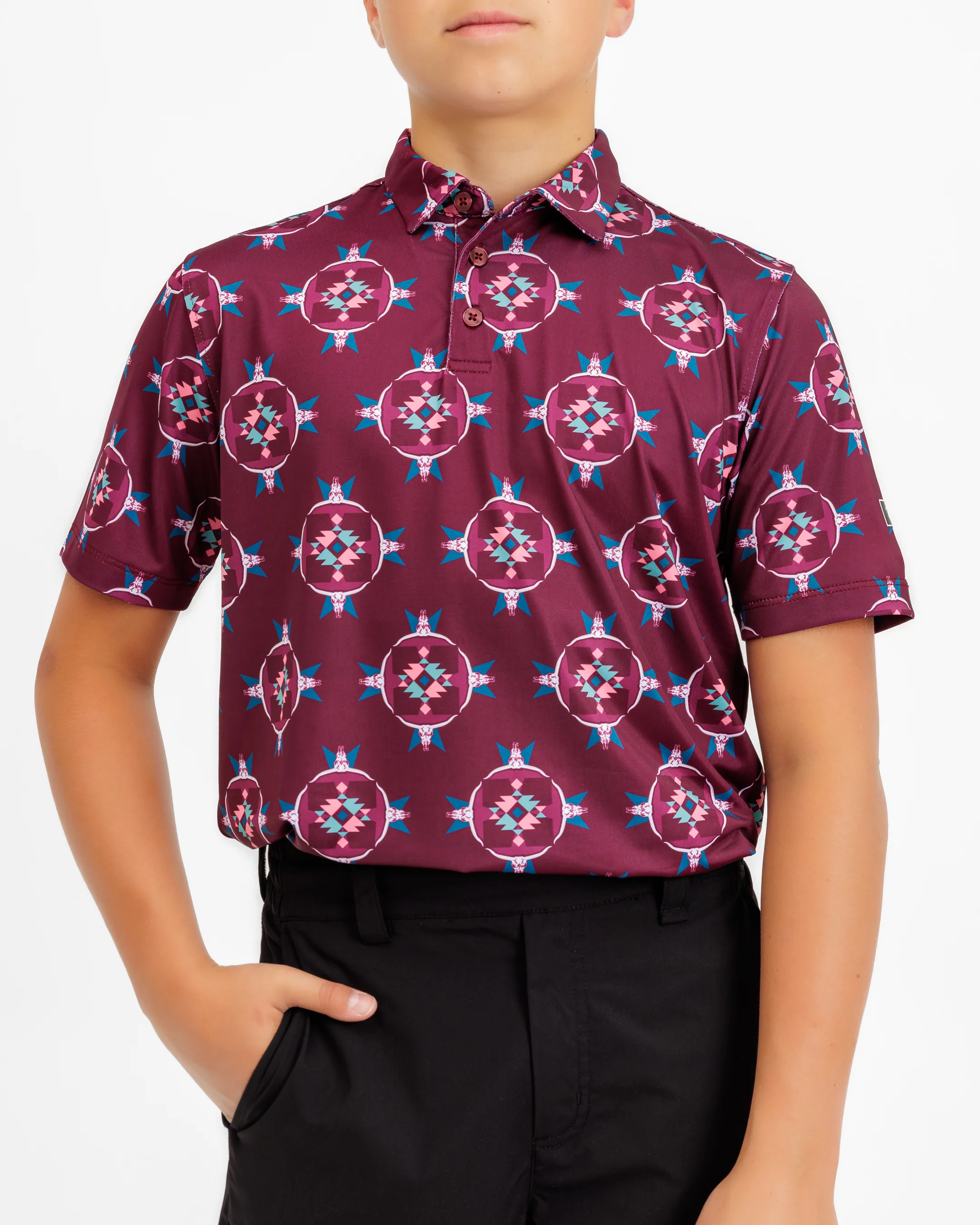 Longhorn Ledge Boy's Polo - Image 4
